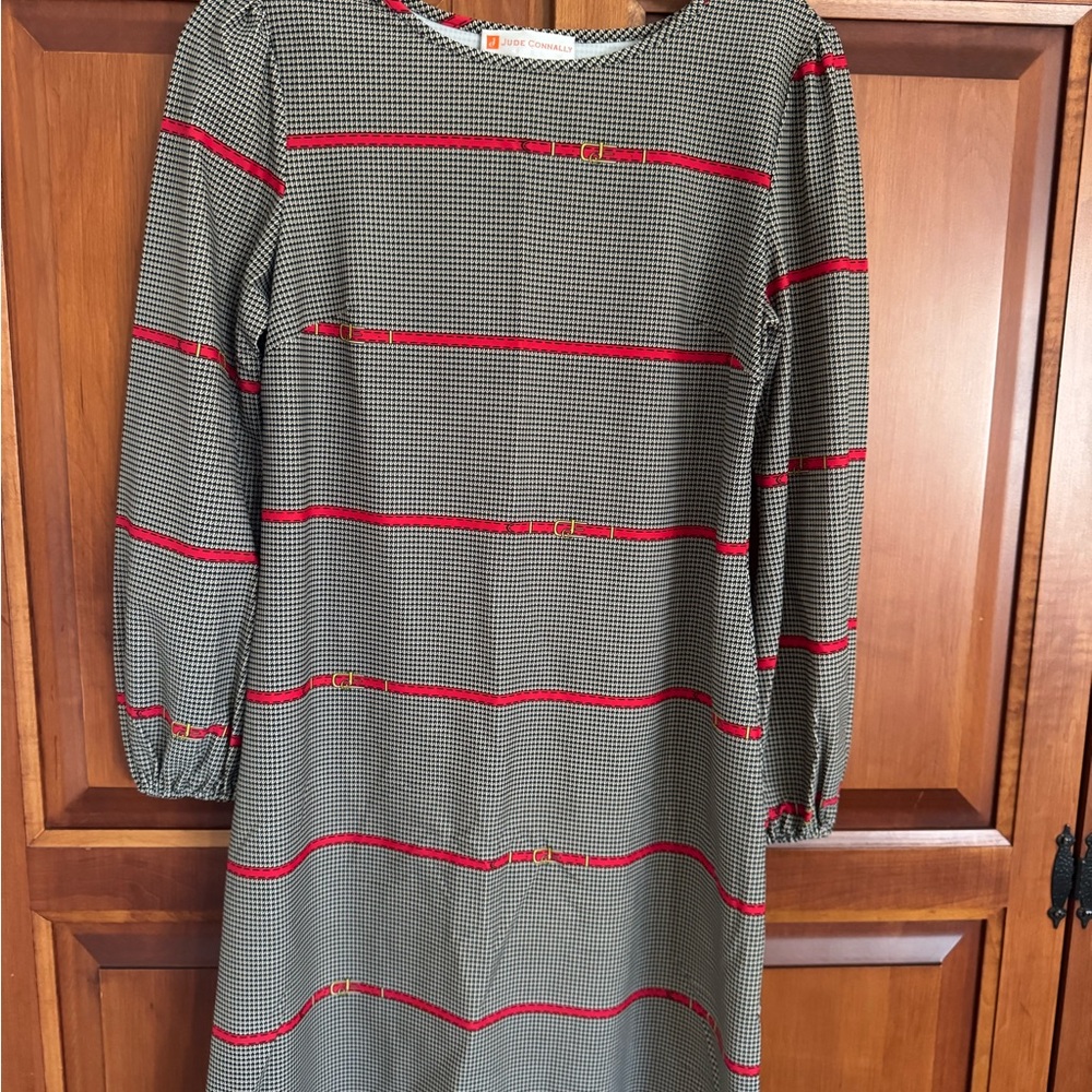 Jude Connally Monochrome Knit Dress